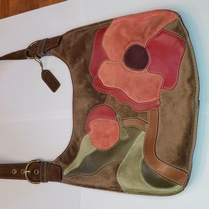 Coach cross body leather bag